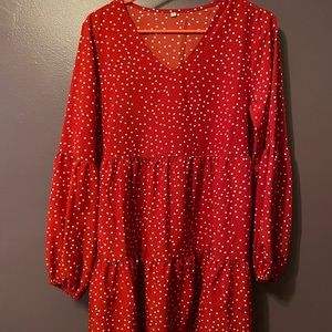Polka Dot Dress, Amazon brand, Size: Large!